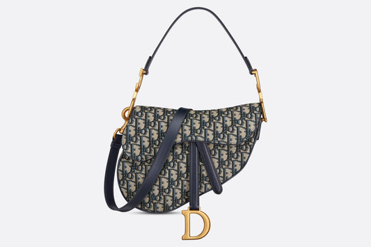 Christian Dior saddle bag blue
