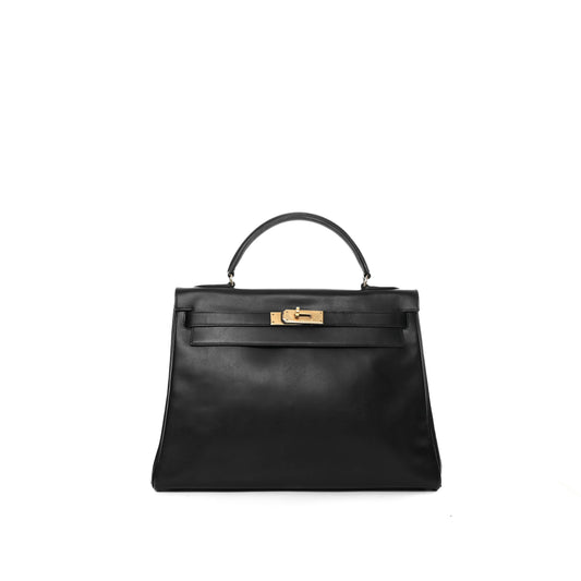 Handtasche Kelly 32 Hermès schwarz